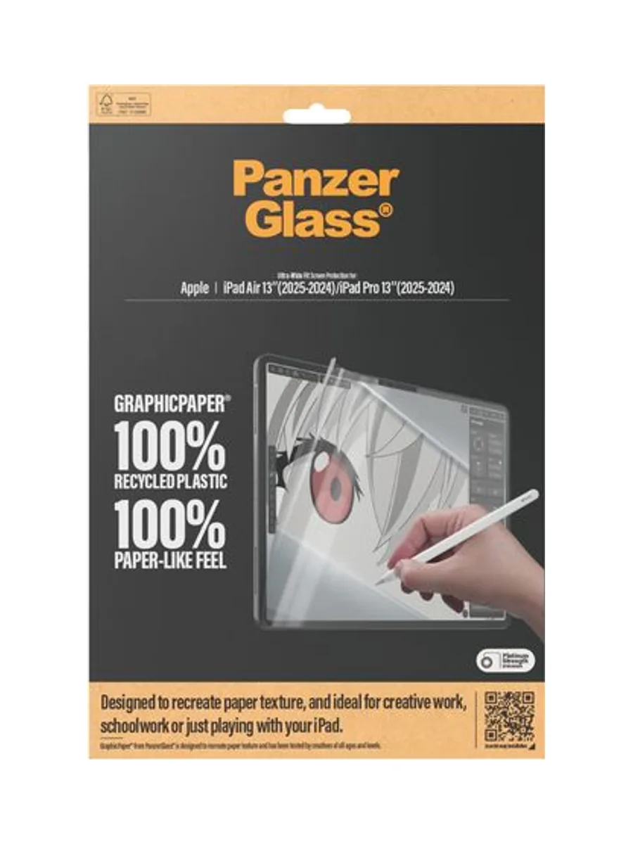 PanzerGlass ® GraphicPaper® Screen Protector iPad Air 13'' (2024-2026) | iPad Pro 13'' (2024-2025) | Ultra-Wide Fit 3