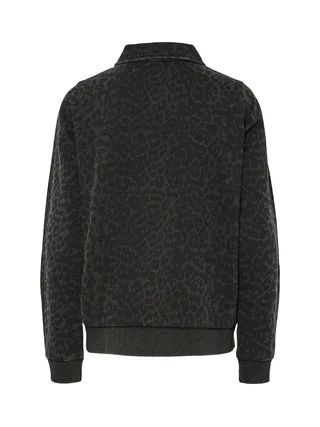 Sweat Manches Longues Léopard Femme Pieces Jackie 2