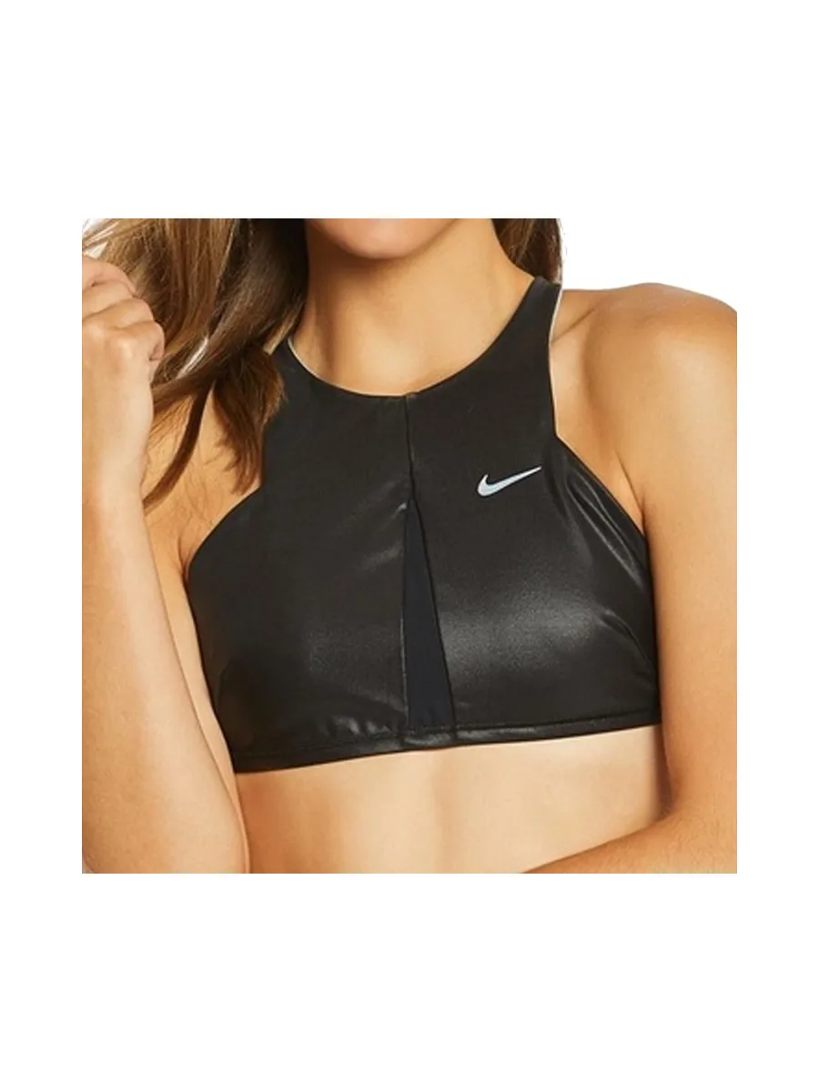 Haut de maillot de bain Noir/Gris Femme Nike NESS9327 2