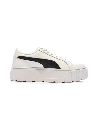 Baskets Blanc/Noir Femme Puma Karmen L 2