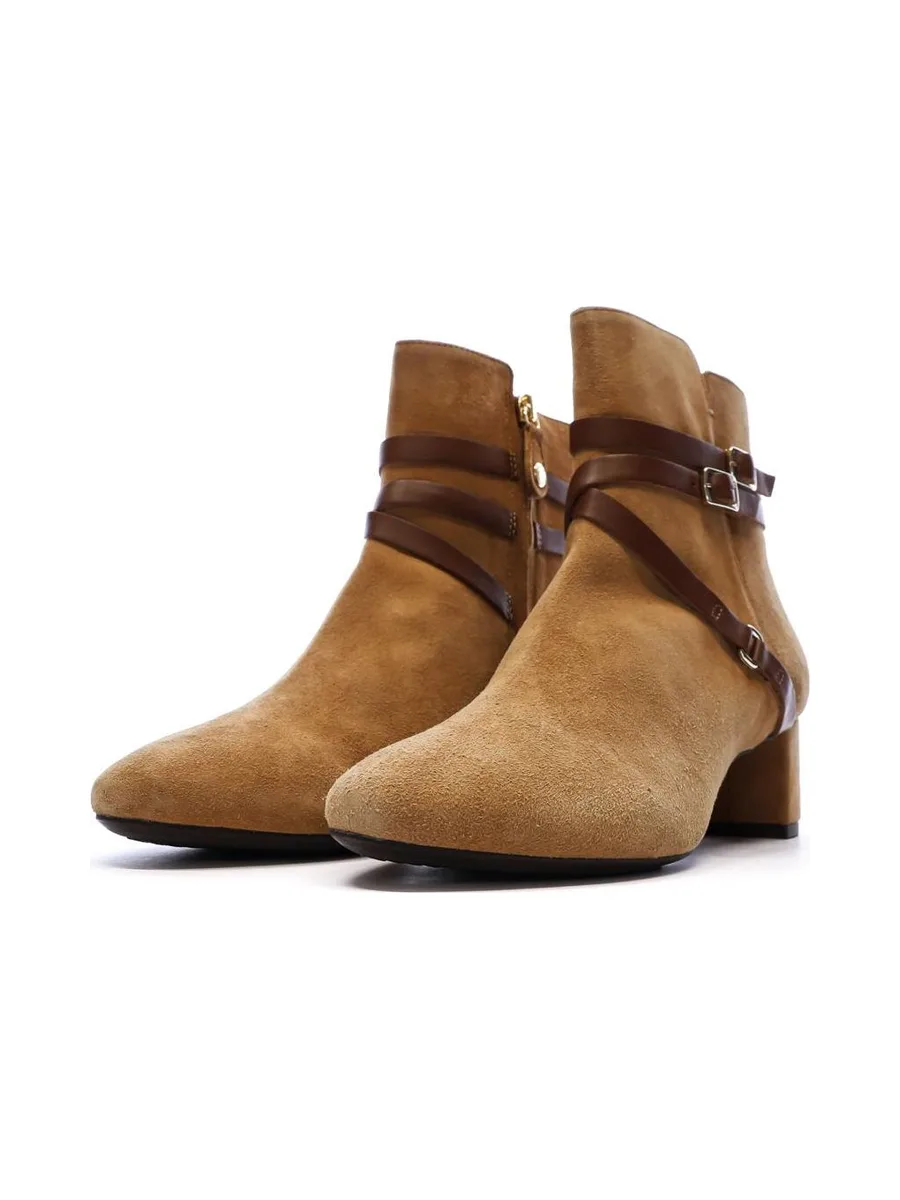 Bottines Camel Femme Geox Pheby 50 7