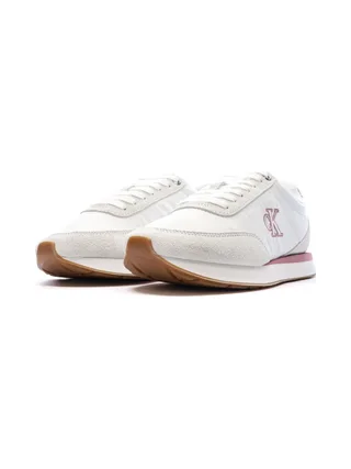 Baskets Blanc/Rouge Femme Calvin Klein Jeans Retro 6