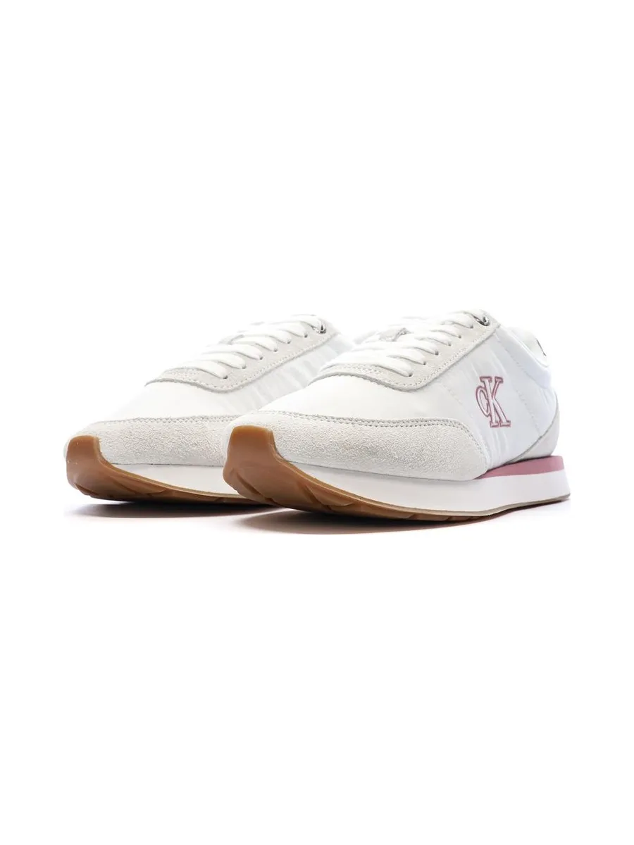 Baskets Blanc/Rouge Femme Calvin Klein Jeans Retro 6