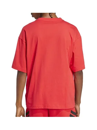 T-Shirt Rouge Homme Adidas JI6414 2