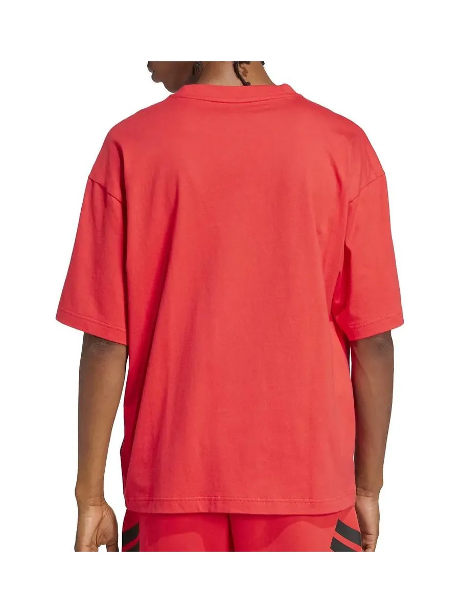 T-Shirt Rouge Homme Adidas JI6414 2