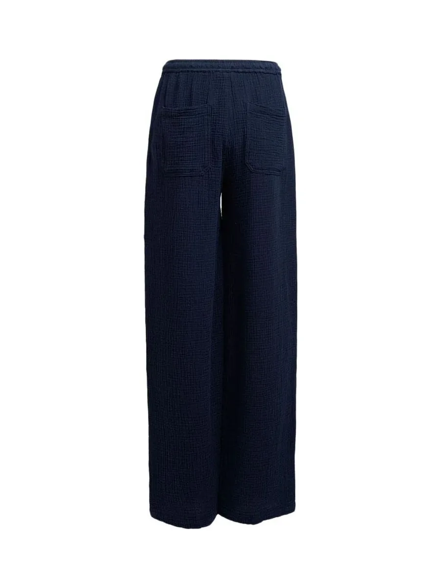 Pantalon Fluide Marine Femme Teddy Smith Toon Dark 2