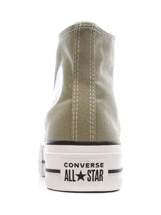 Baskets Kaki Femme Converse Chuck Taylor All Star Lift A07571C 3
