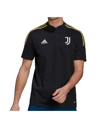 Juventus Turin Polo de foot Noir Homme Adidas 2022/23 1