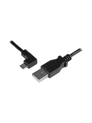 Cable Micro USB Left Angle 24AWG - 0.5m 1