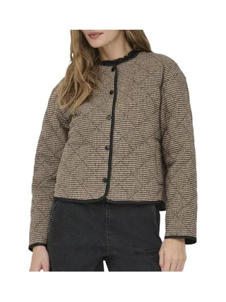 Veste Beige/Marron Femme JDY Quilted Shacket 1