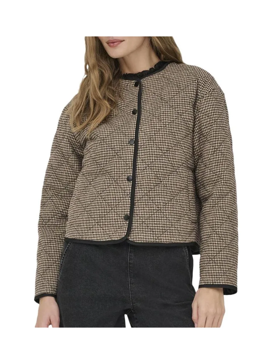 Veste Beige/Marron Femme JDY Quilted Shacket 2