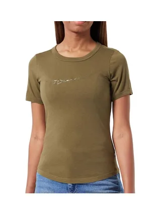 T-shirt Kaki Femme G-Star Raw Autograph 1