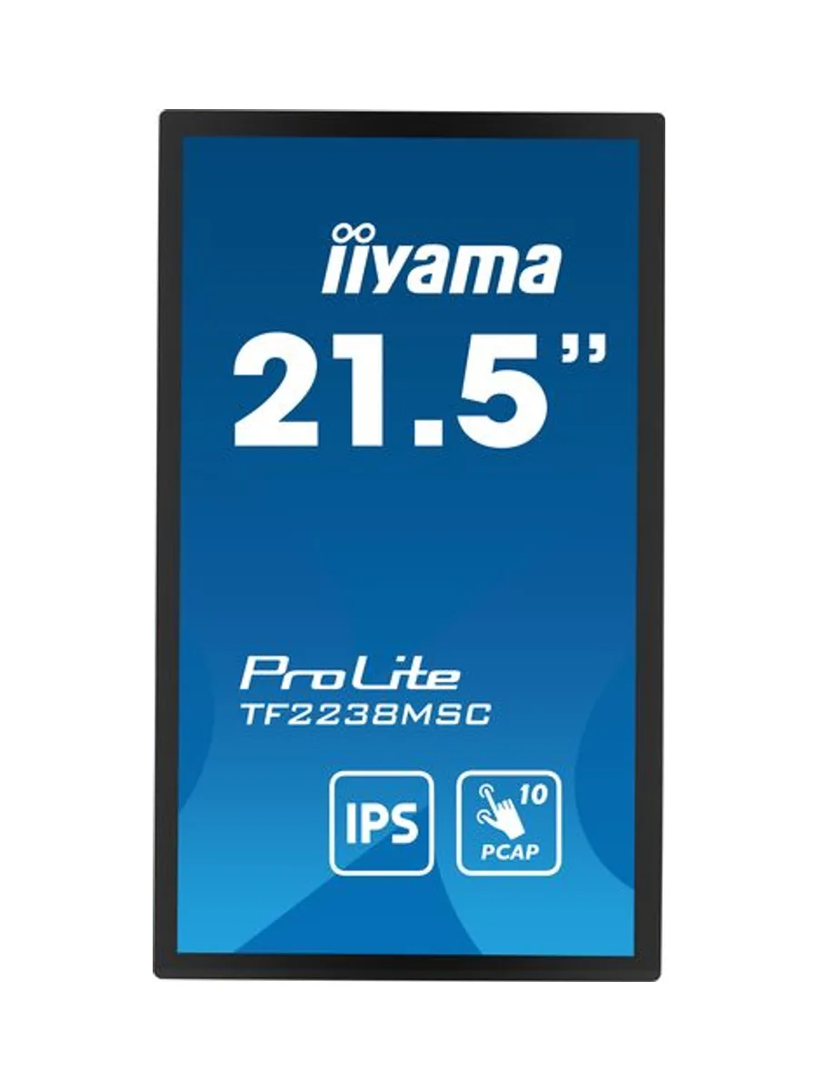 21.5" Bonded PCAP Bezel Free 10P Touch w 3