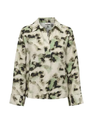 Blouse Beige/Vert/Noir Femme JDY Millie 1