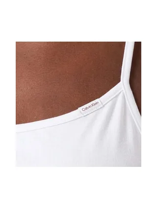 Débardeur Blanc Femme Calvin Klein Jeans Stretch 3