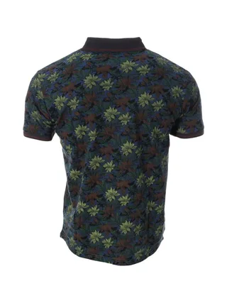 Polo Noir/Vert/Bleu Homme RMS26 91314 2