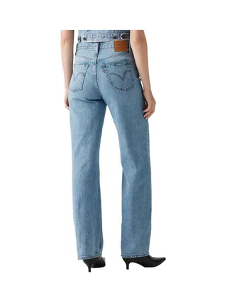 Jean Bleu Femme Levi's Ribcage Wide Leg A6081 2