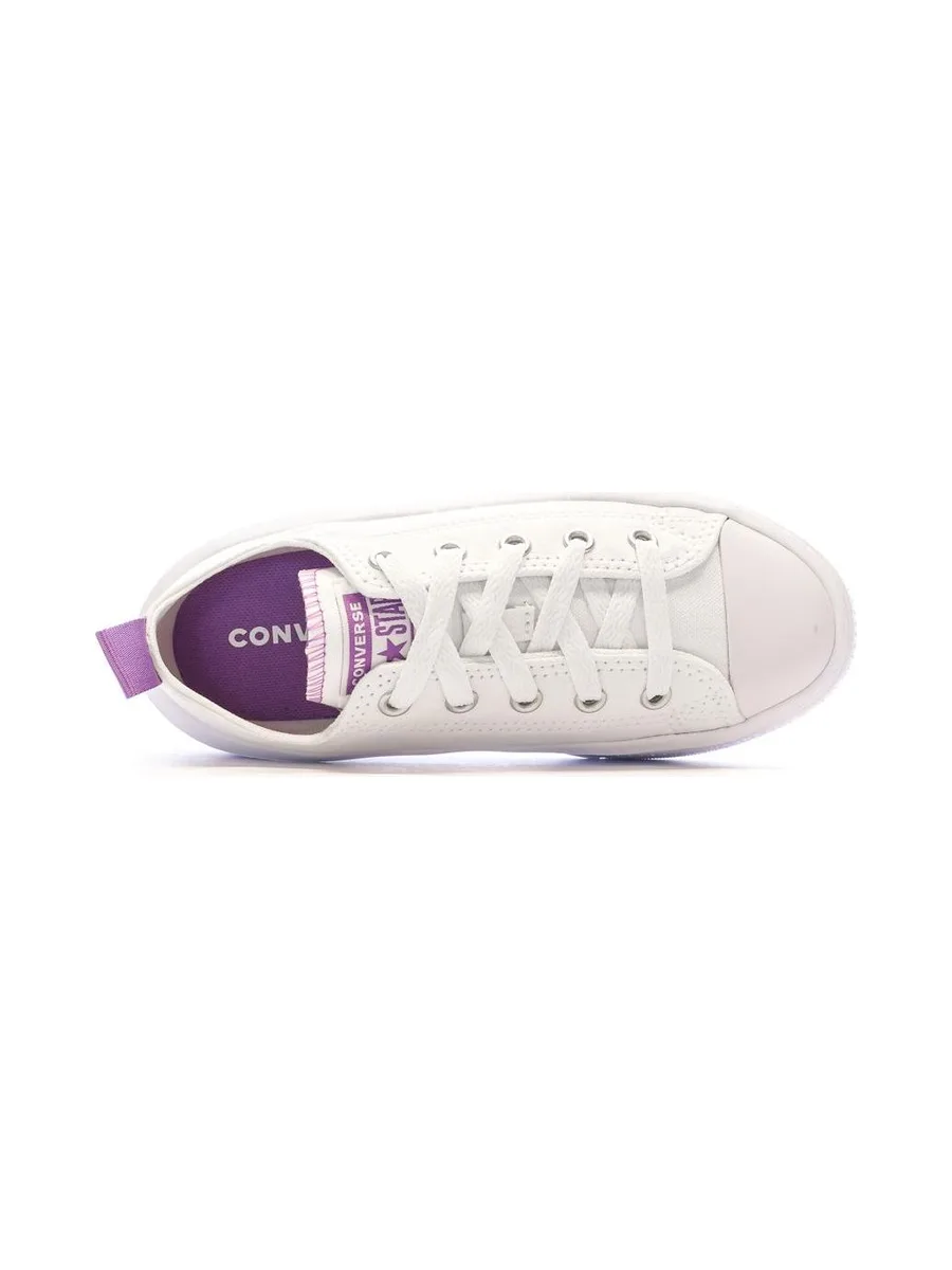Baskets Blanches Fille Converse Chuck Taylor All Star 371528C 5