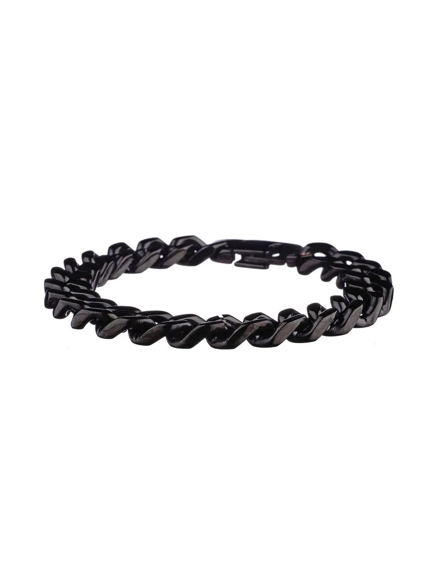 Bracelet Olympiades noir - acier 1