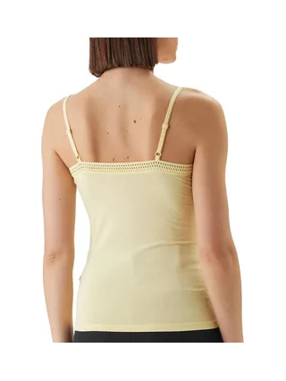 Débardeur Jaune Clair Femme Morgan Barba 2