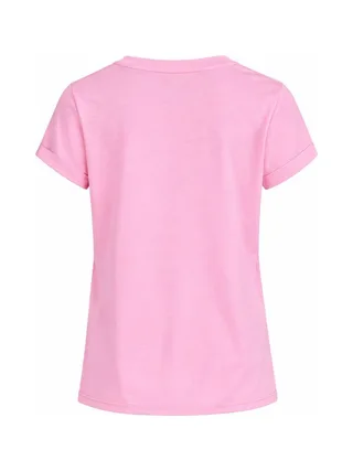 T-Shirt Rose/Bleu Fille Champion Graphic 2