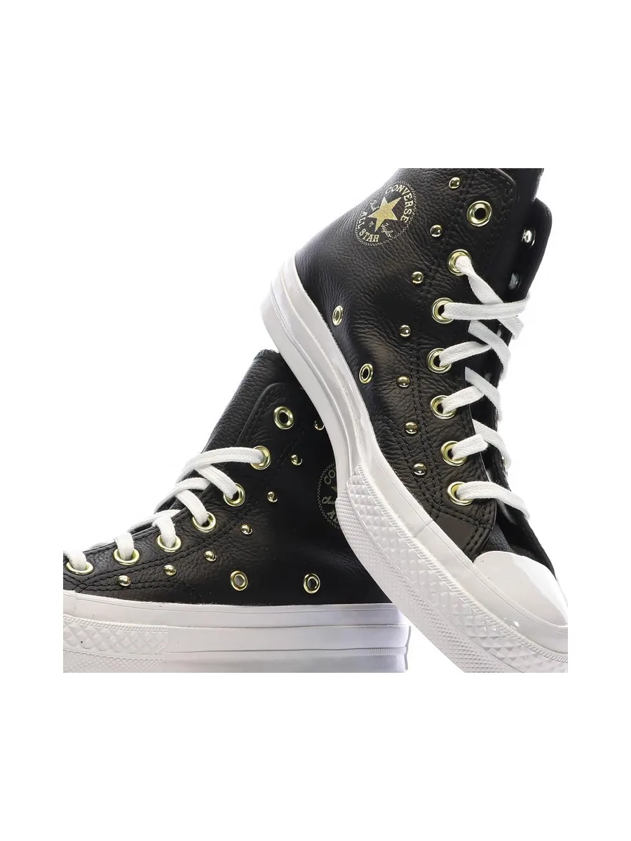 Baskets Noir/Doré Femme Converse Converse Chuck 70 8