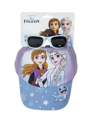 Kit Casquette + Lunette de Soleil Bleu/Mauve Enfant Sport Zone La Reine Des Neiges 1