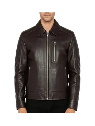 Blouson Marron Homme Schott LCADAMBRO 1