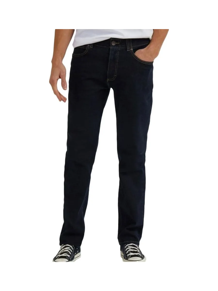 Jean Bleu Brut Homme Straight Fit LEE Rinse 2