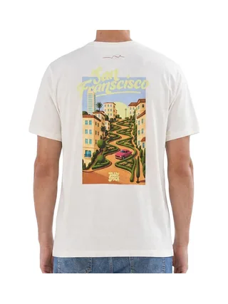 T-Shirt Blanc Homme Teddy Smith frans 2