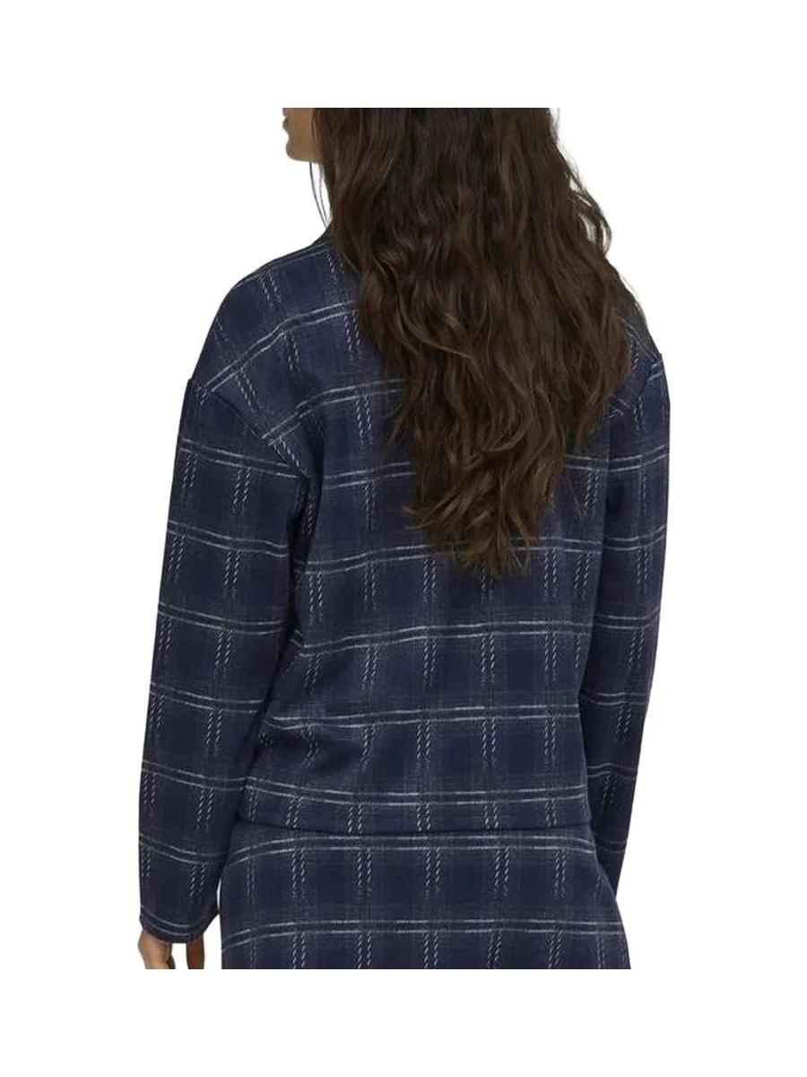 Chemise à Carreaux Bleu Femme JDY Filukka 3
