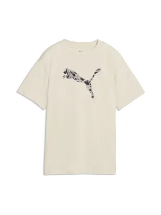 T-Shirt Beige Garçon Puma Graphic 1