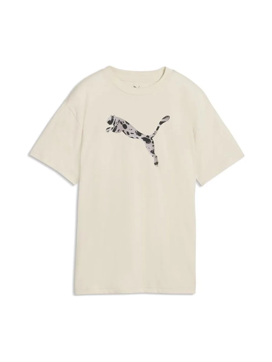 T-Shirt Beige Garçon Puma Graphic 2