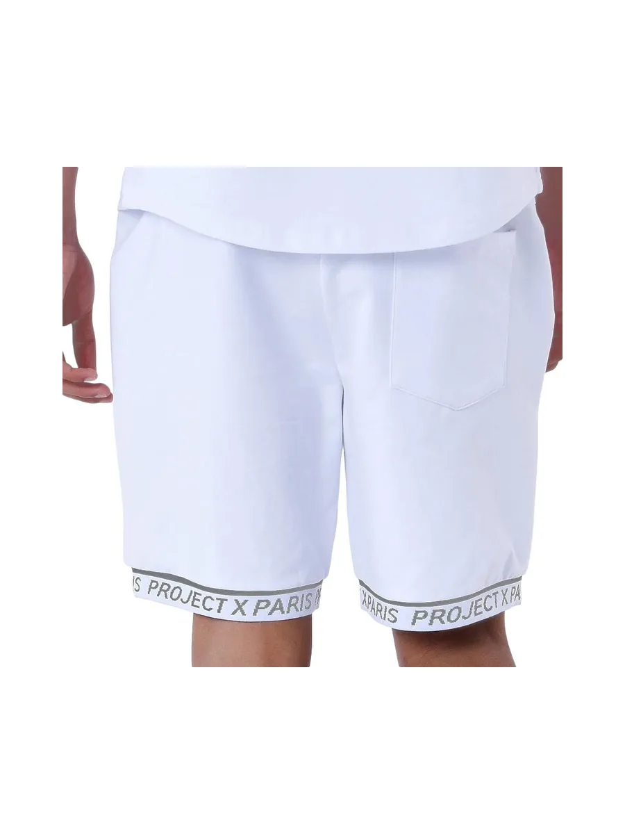Short Blanc/Gris Homme Project X Paris WW 2