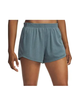 Short Bleu Femme Under Armour Tech Play 1