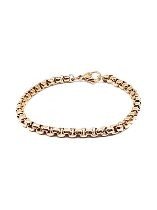 Bracelet Agnettes doré - acier 5