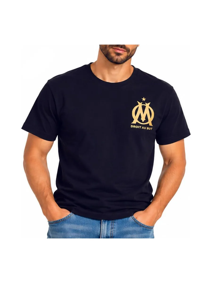 T-shirt Marine/Doré Homme Olympique de Marseille 2