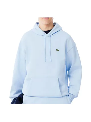 Sweat à Capuche Bleu Ciel Homme Lacoste SH8863 1