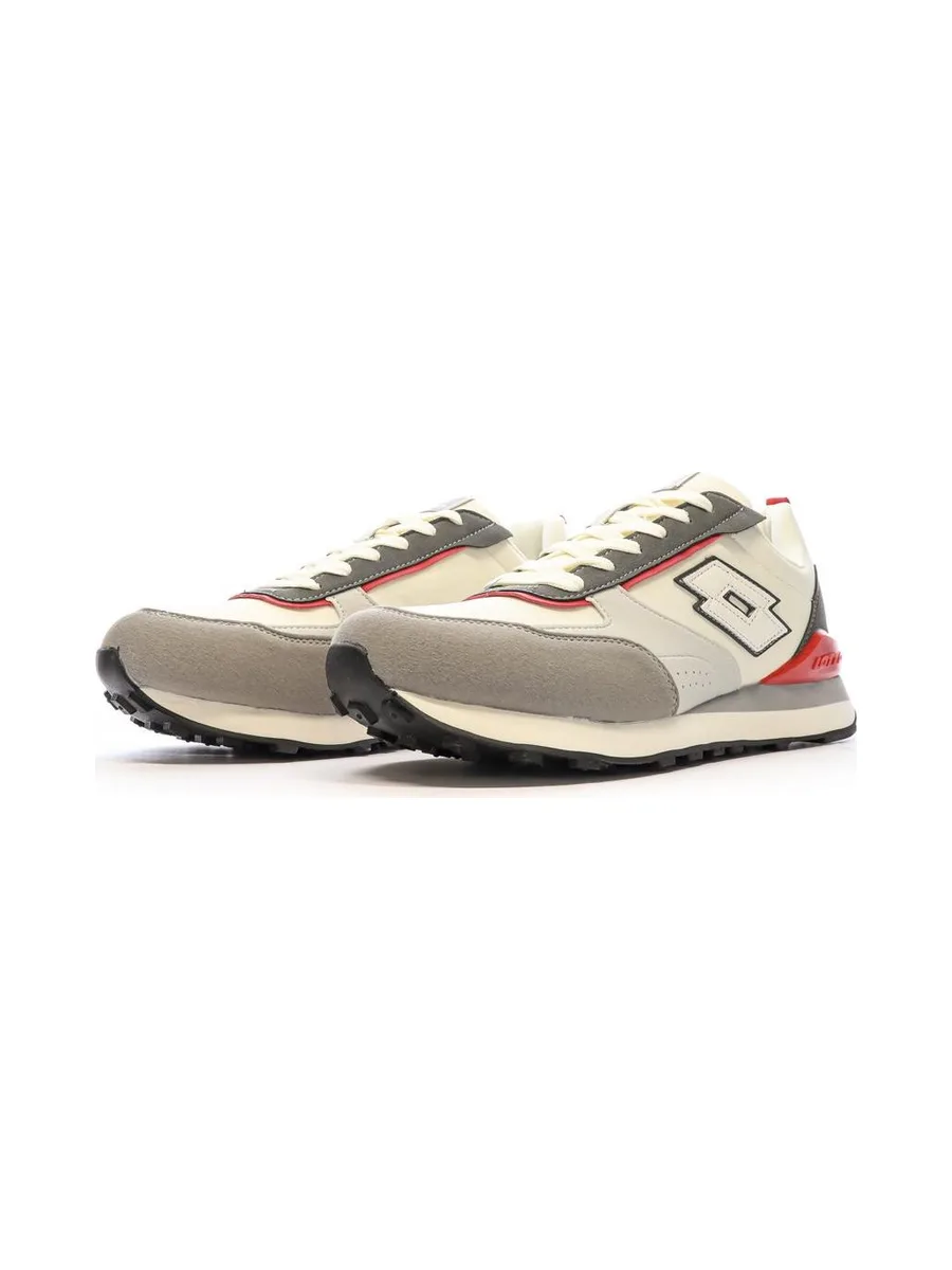 Baskets Beige/Gris Homme Lotto Twenty 5 7