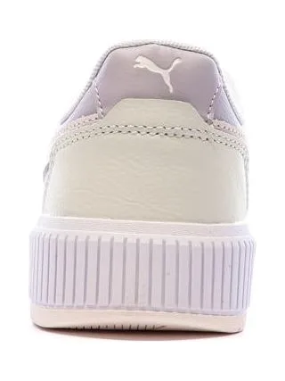 Baskets Blanches/Mauve Fille Puma Carina Mia 3