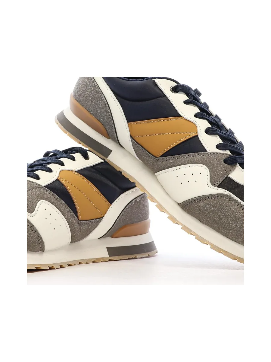 Baskets Blanc/Marine/Camel Homme Umbro 973590 8