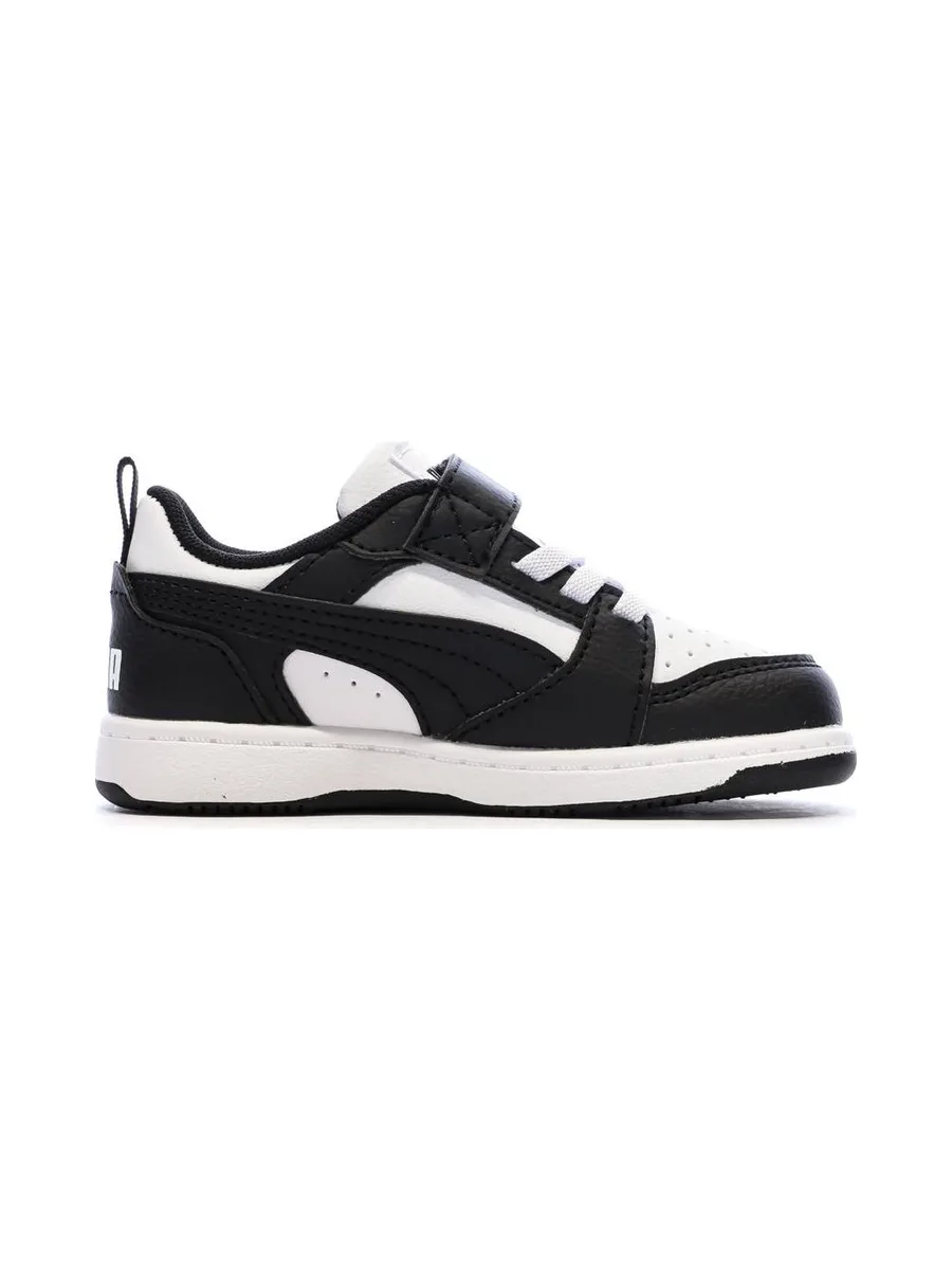 Baskets Noires/Blanches Garçon Puma Rebounds 3