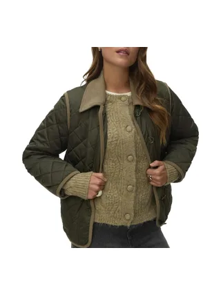 Veste Matelassée Kaki Femme Vero Moda Mily 1