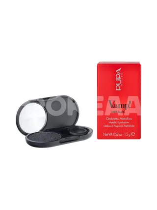 Pupa Vamp! Metallic Eyeshadow 1.5g - #301 Frozen Black 1
