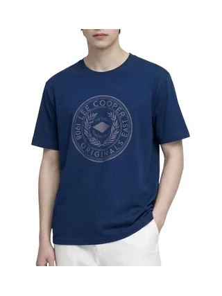 T-Shirt Marine Homme Lee Cooper GLC2041 1