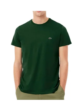 T-Shirt Vert Foncé Homme Lacoste Pima 1