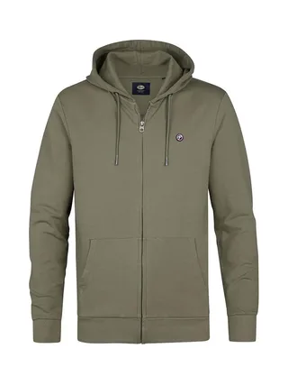 Sweat Zippé Vert Homme Petrol Industries SWH337 1