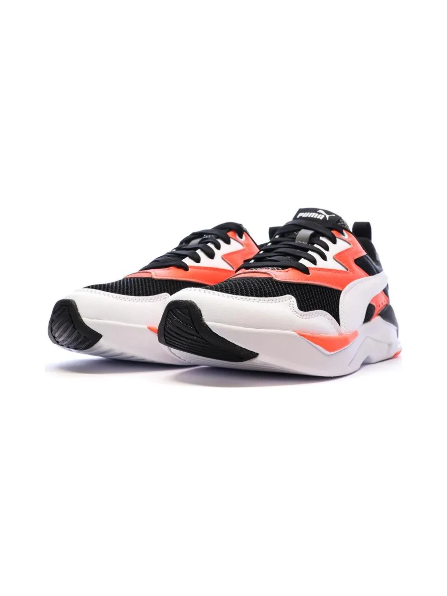 Baskets Noires/Blanches/Oranges Garçon Puma X-ray 7
