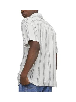 Chemisette Rayures Blanc/Bleu Homme Jack & Jones Cabana 2