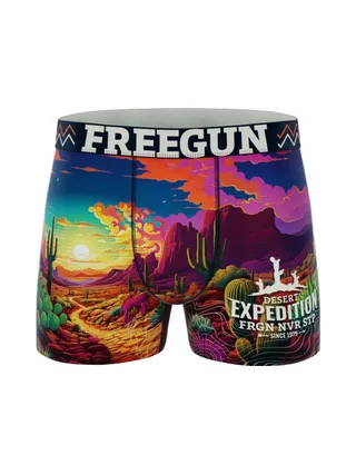 Boxer Bleu/Violet Garçon Freegun Désert 1